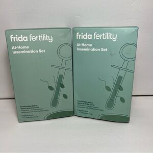Lot of 2 Frida Fertility At-Home Insemination Set 2 Applicators 1 Collection Cup